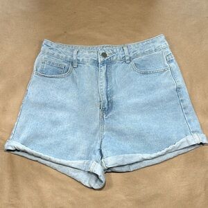 Shein Light Blue Jean Short Sz M/6